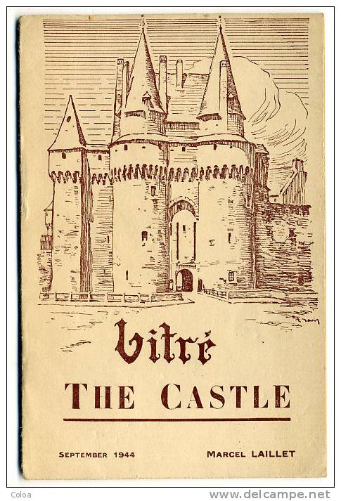 Marcel LAILLET Vitré The Castle Le Château 1944 - Europa