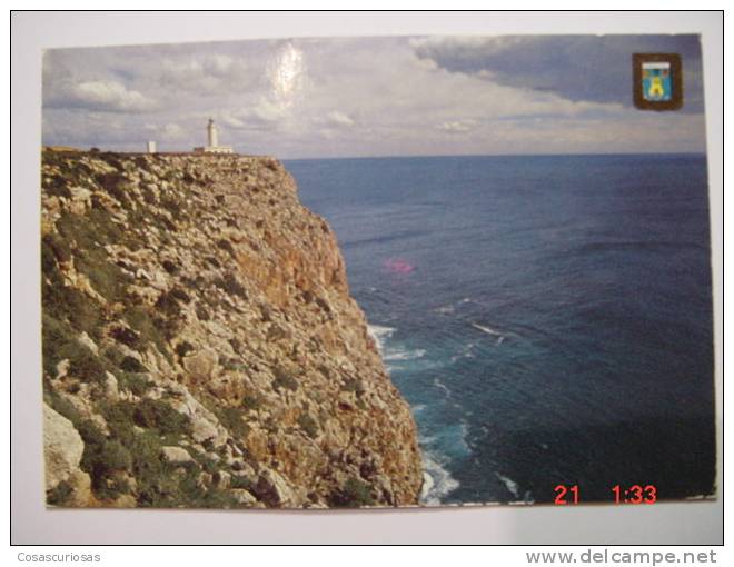 2508 FORMENTERA LIGHTHOUSE PHARE FARO  MOLA  BALEARES ISLANDS  POSTAL AÑOS 1960 MIRA OTRAS SIMILARES EN MI TIENDA - Formentera