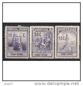 CABO VERDE IMPOSTO POSTAL  AFINSA 1/3 - SÉRIE NOVA SEM GOMA, MNG - Cap Vert