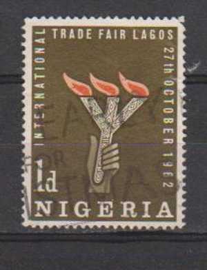 Nigeria 1962 , International Trade Fair, Torch, Flame, Exposition,  Used - Nigeria (1961-...)