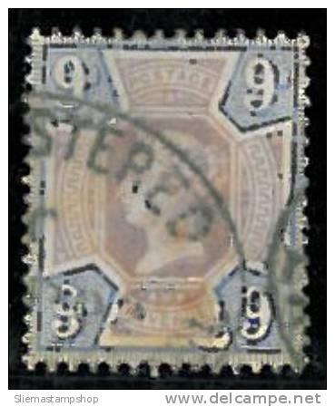 GREAT BRITAIN - 1887/92 QUEEN VICTORIA JUBILEE ISSUE 9d - V2073 - Used Stamps
