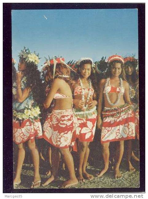 Bora-bora Jeunes Danseuses édit.chin-lee N° E.V 8 F - Polynésie Française