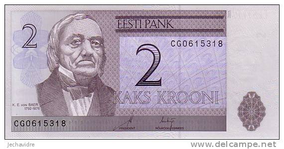ESTONIE  2 Krooni  Emission De 2006     ***** BILLET  NEUF ***** - Estonie