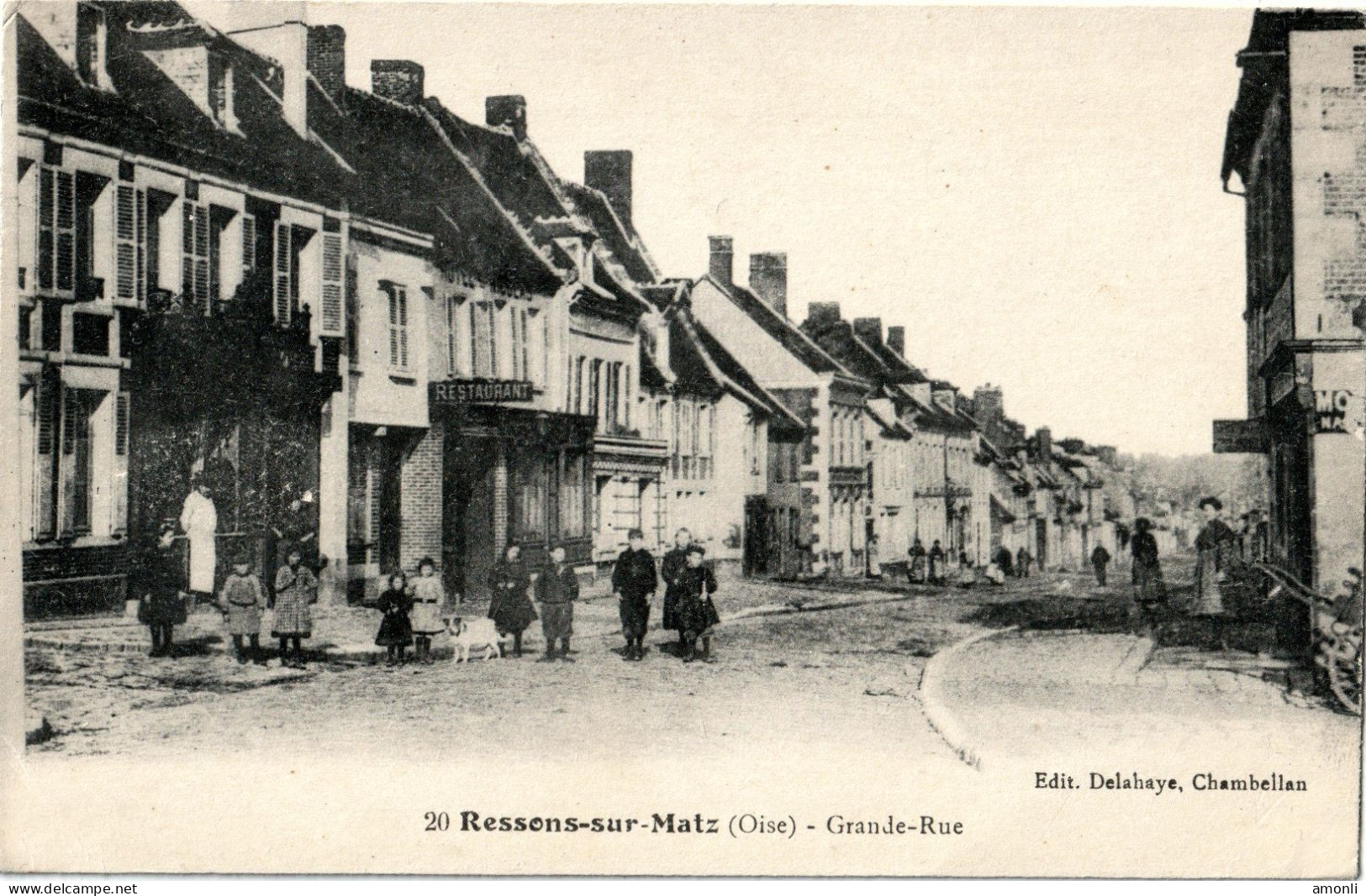 60. OISE - RESSONS SUR MATZ - Grande Rue. - Ressons Sur Matz