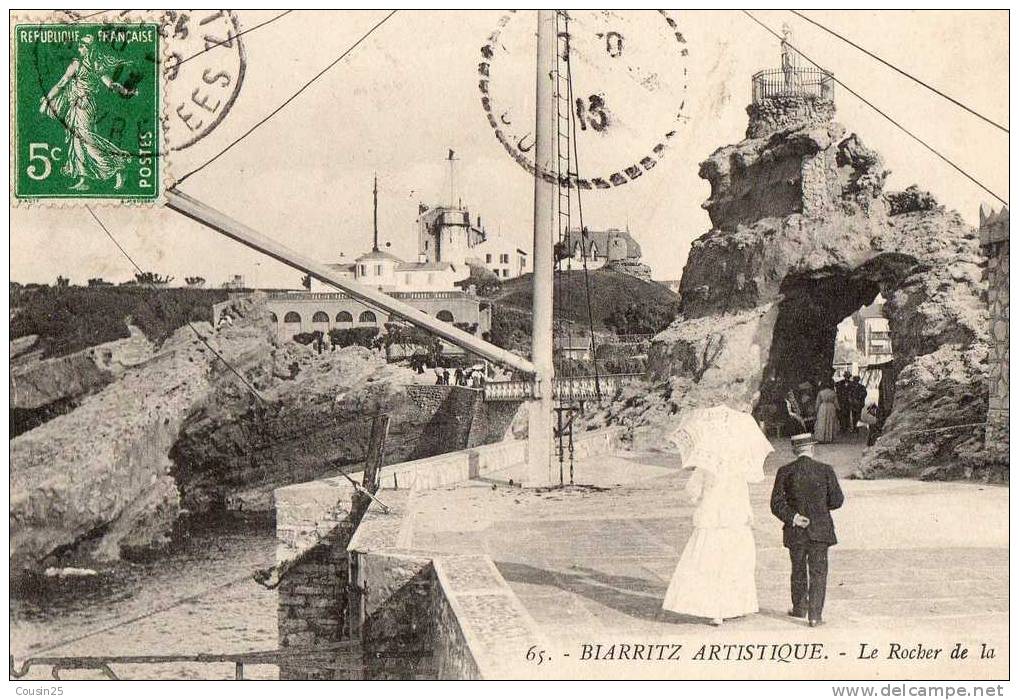 64 BIARRITZ ARTISTIQUE - Le Rocher De La Vierge - Biarritz