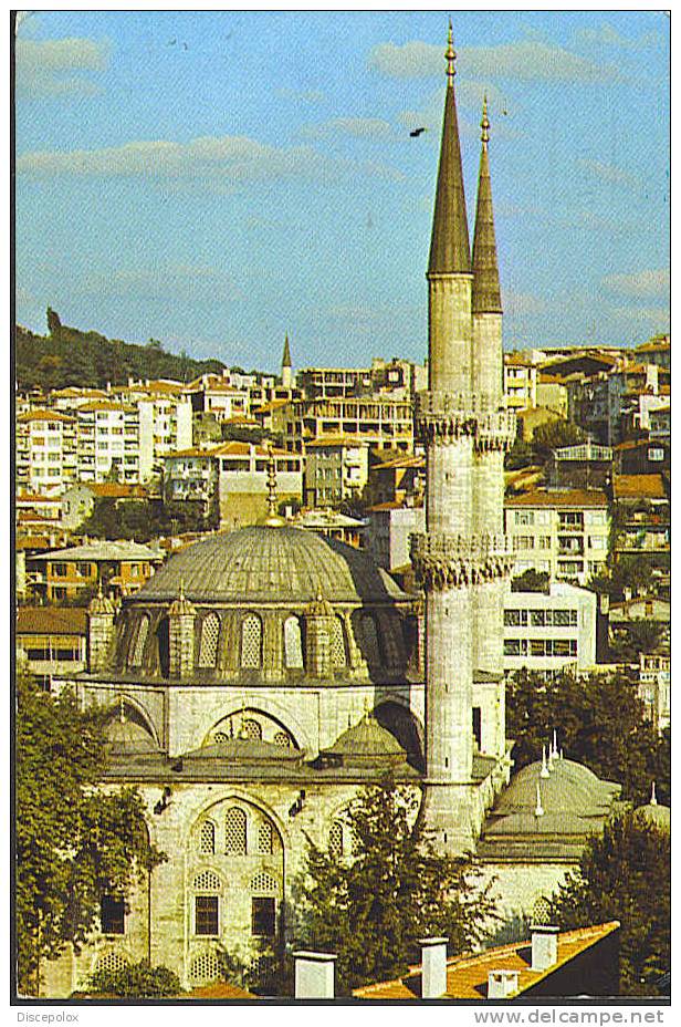 A1220 Valde Sultan Camii - Moschea Mosque -  Uskudar  ( Istanbul ) -.Nice Stamps Timbres Francobolli /  Viaggiata 1973 - Turquia