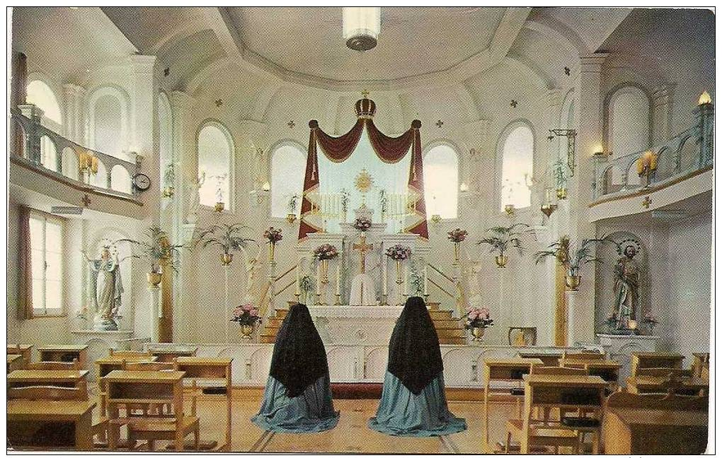 Chapel, Church, Les Servantes De Jesus Marie, CAP DE LA MADELEINE, QUEBEC, QC, CANADA, Canadian Postcard, Post Card - Other & Unclassified