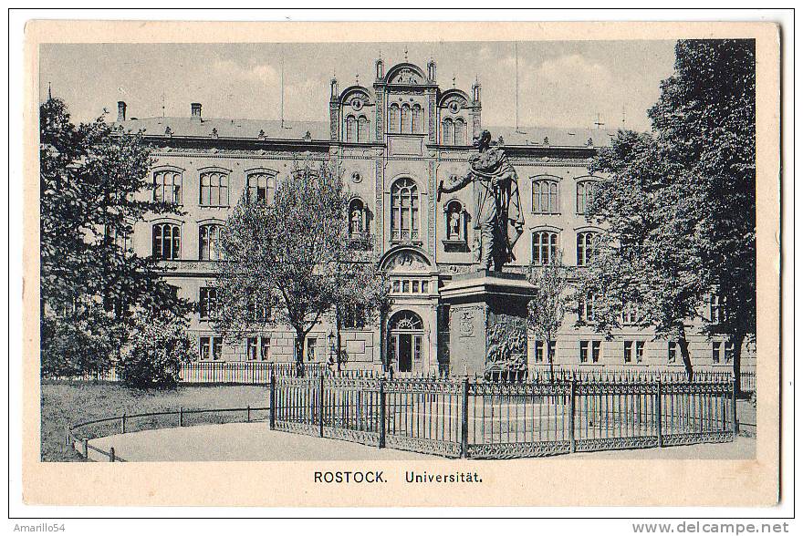 RAR Rostock - Universität Um 1910 - Rostock