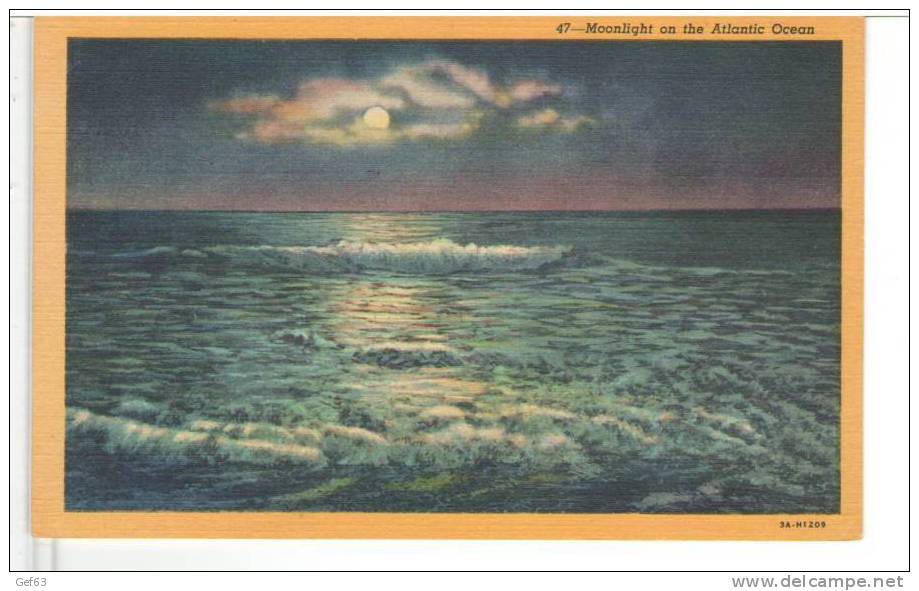 Moonlight On The Atlantic Ocean - Contre La Lumière