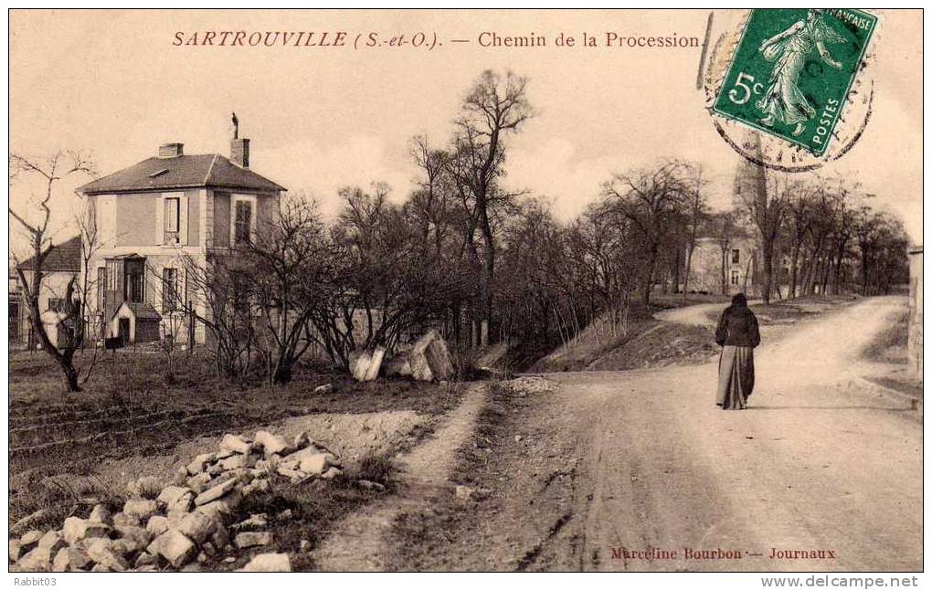 920  -   SARTROUVILLE     -    (  78  )   .   Chemin  De  La   Procession   . - Sartrouville