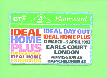 UK - Optical Phonecard As Scan - BT Werbezwecke