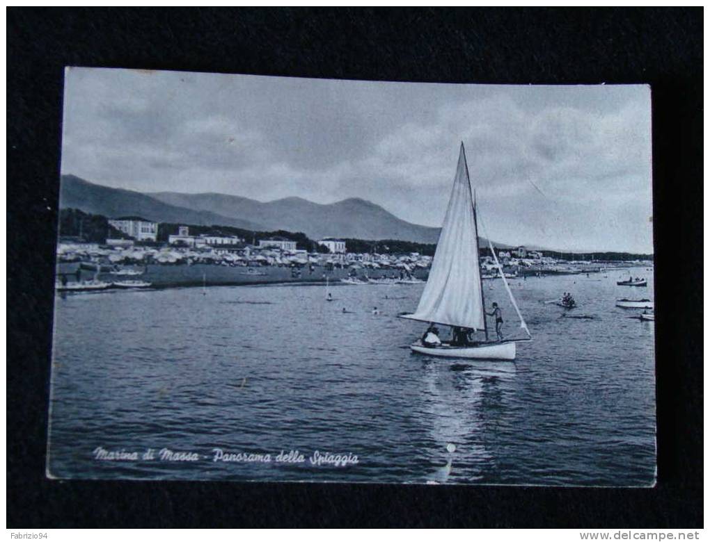 MASSA MARINA DI MASSA PANORAMA DELLA SPIAGGIA   FG VG - Massa