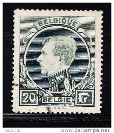 T)1929 BELGIUM,SCN 213,USED,SCV 20 - Autres & Non Classés