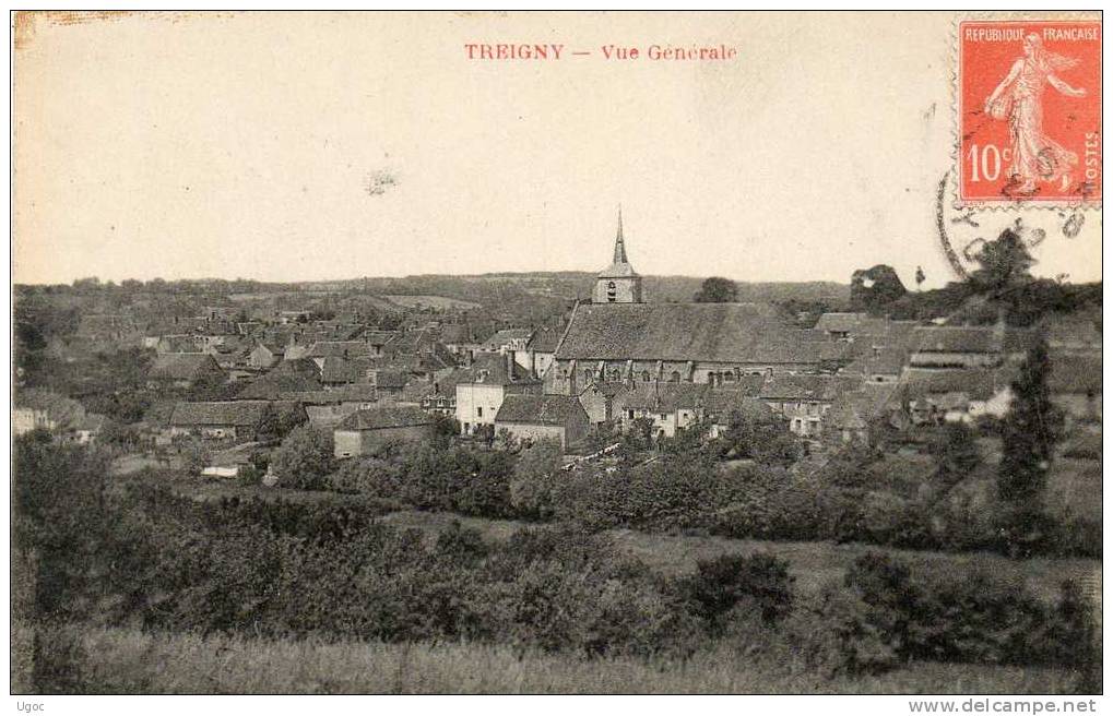 CPA - 89 - TREIGNY - Vue Générale - 817 - Treigny