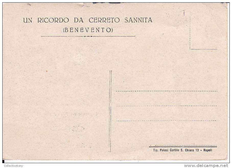 BENEVENTO - CERRETO SANNITA - FG -  NON VIAGG. ANNI 1940 - Benevento