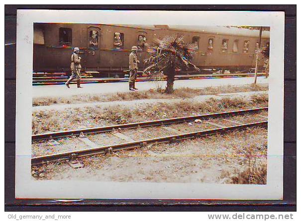 WW II Soldaten Zug Abfahrt - Guerre, Militaire