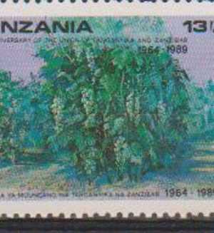 Tanzania MNH, 1989, Grape Tree, Fruits - Tanzania (1964-...)