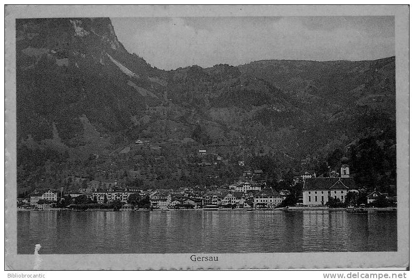 SUISSE - PANORAMA DE GERSAU - Gersau