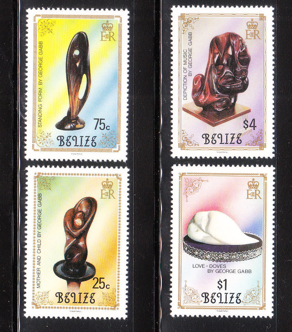 Belize 1987 Woodcravings By Sir George Gabb MNH - Belize (1973-...)