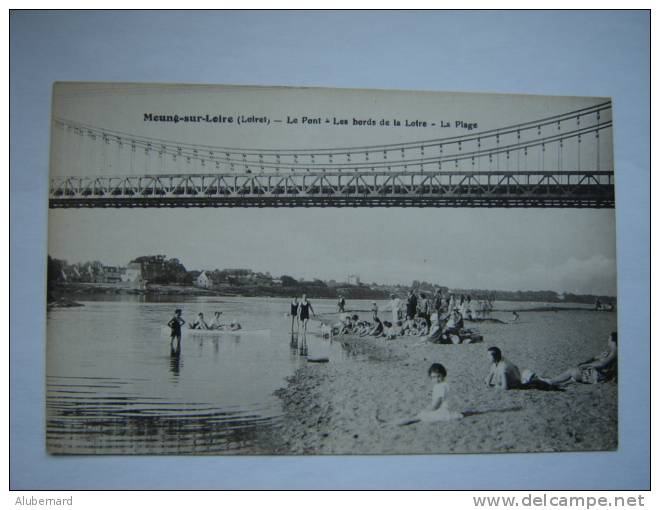 Meung Sur Loire ,le Pont,la Plage - Sonstige & Ohne Zuordnung