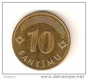 LATVIA 10 SANTIMU Santimi Santims 1992 - Lettland