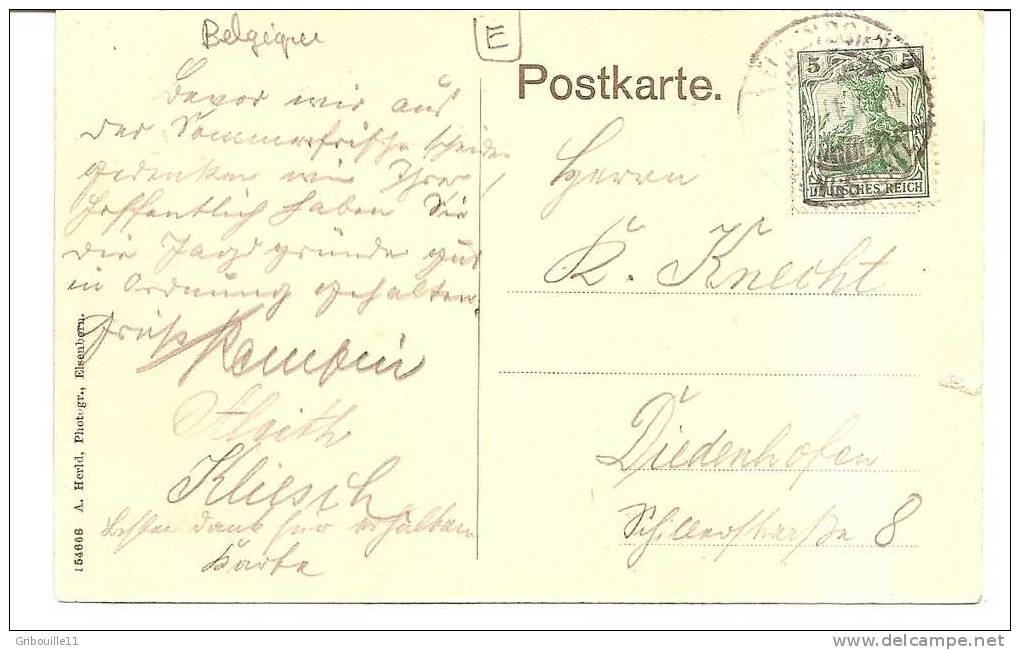 ELSENBORN  -   ** CAMP MILITAIRE PRUSSIEN DE 1901 à 1920 **      -  VERLAG : A.HERLD Aus Elsenborn.   Nr 154668 - Elsenborn (camp)