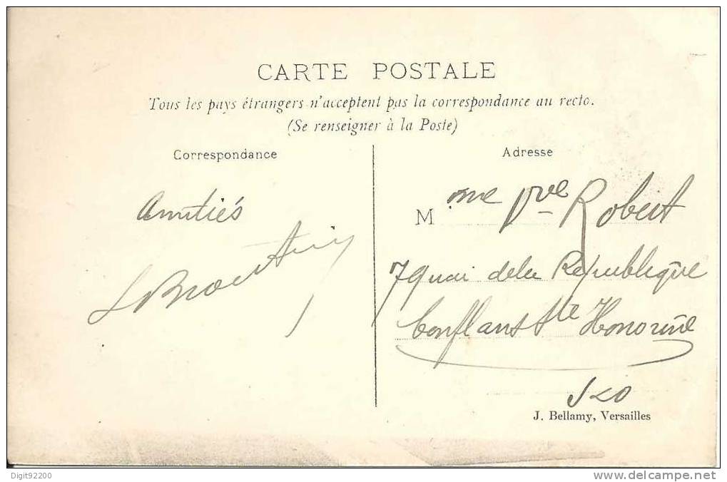 VERSAILLES - PARTERRE D´EAU - GROUPE DE MARSOUSETS - CPA 1905/1910 - Versailles (Château)