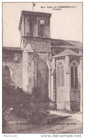 85 VENDEE.L HERMENAULT.L EGLISE  Editeur Bergevin - L'Hermenault