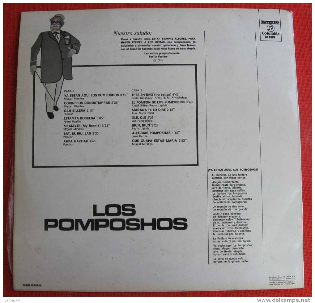 Los Pomposhos 33 Tours - Sonstige - Spanische Musik