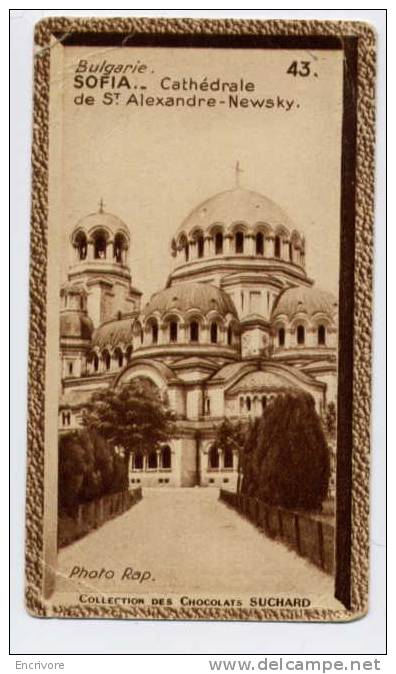 Chromo Chocolat  SUCHARD Collection Européenne SOFIA Bulgarie 43 Cathédrale St Alexandre Newsky - Suchard