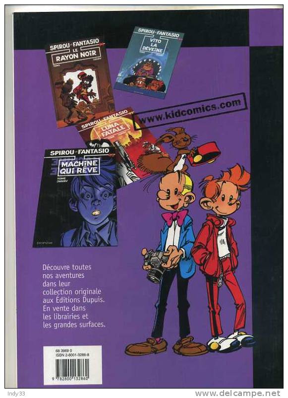 - SPIROU ET FANTASIO 36 . L'HORLOGER DE LA COMETE . COLLECTION PIRATE DUPUIS 2002 - Spirou Et Fantasio