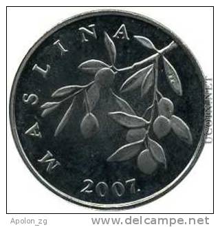 CROATIA:  20 Lipa 2007  XF/AU  * HIGH CONDITION COIN* - Croatia