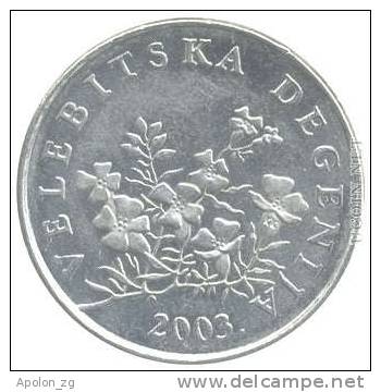 CROATIA:  50 Lipa 2003  XF/AU  *HIGH CONDITION COIN* - Croacia