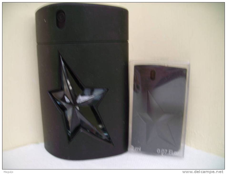 MUGLER " A*MEN" MINI EDT VAPO RECHARGEABLE + VAPO EDT 50 ML PLEIN  LIRE §§§ - Miniaturen Flesjes Heer (zonder Doos)