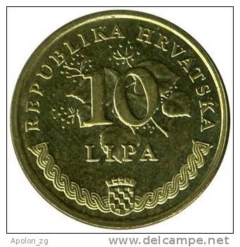 CROATIA: 10 Lipa 2005  XF/AU  *HIGH CONDITION COIN* - Kroatien