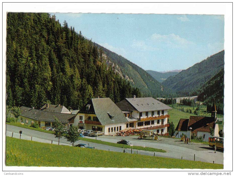 Seewiesen  - Hotel Schuster Mit Autos ( Vw Käfer ) Tankstelle Und Mit Bus - Autres & Non Classés