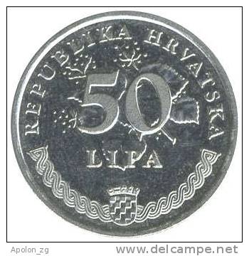 CROATIA:  50 Lipa 2005  XF/AU  * HIGH CONDITION COIN* - Croatia