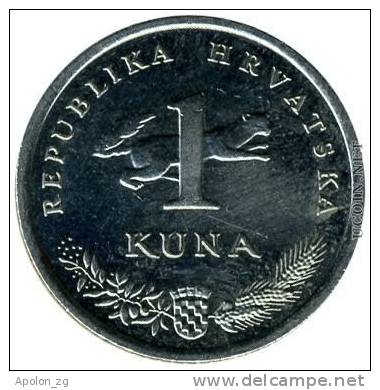 CROATIA:  1 Kuna 2005  XF/AU  *Nice Coin ! - Sonstige & Ohne Zuordnung