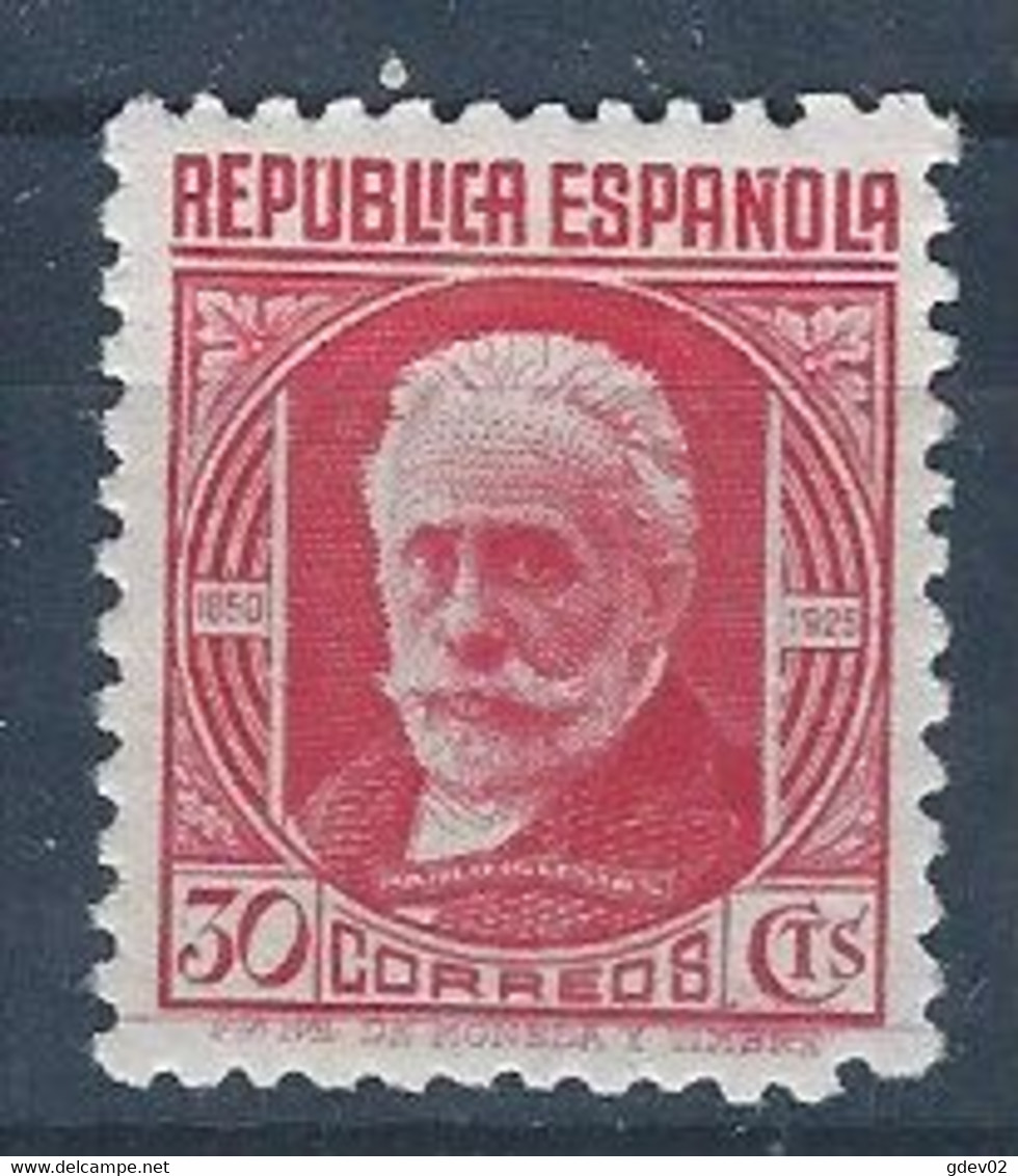 ES669-A528TCSC-CG.España, Spain, Espagne. PABLO IGLESIAS  1932 (Ed 669**)sin Charnela.MAGNIFICO - Otros & Sin Clasificación