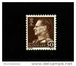 DENMARK/DANMARK - 1967  DEFINITIVE  50 ö  BROWN   MINT NH - Ongebruikt