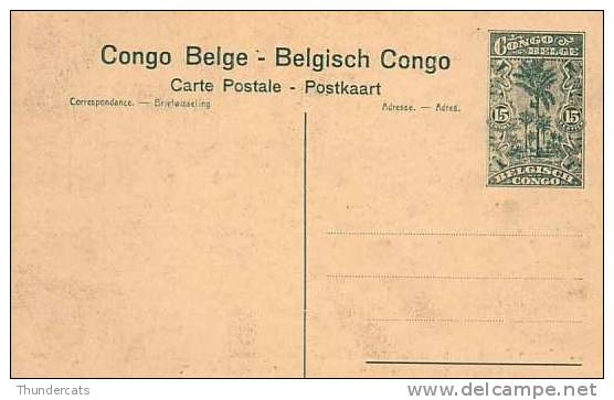 CONGO BELGE * BELGISCH CONGO * CONGO BELGIUM * 15 CENTIMES * NO 96 NOUVELLE ANVERS HABITATION POUR BLANCS - Postwaardestukken