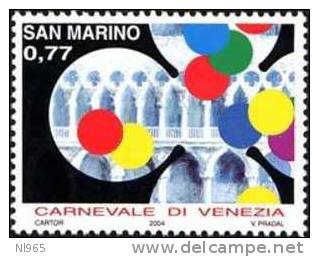 REPUBBLICA DI SAN MARINO - ANNO 2004 - CARNEVALE DI VENEZIA ** MNH - Neufs