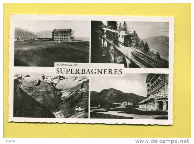 31 Superbagneres Souvenir ( Multivues )  CPSM Dentelée 9 14 - Superbagneres