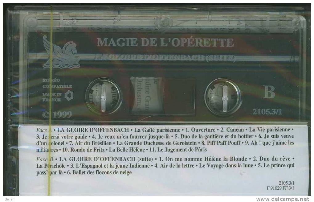 LA MAGIE DE L'OPERETTE - Cassettes Audio