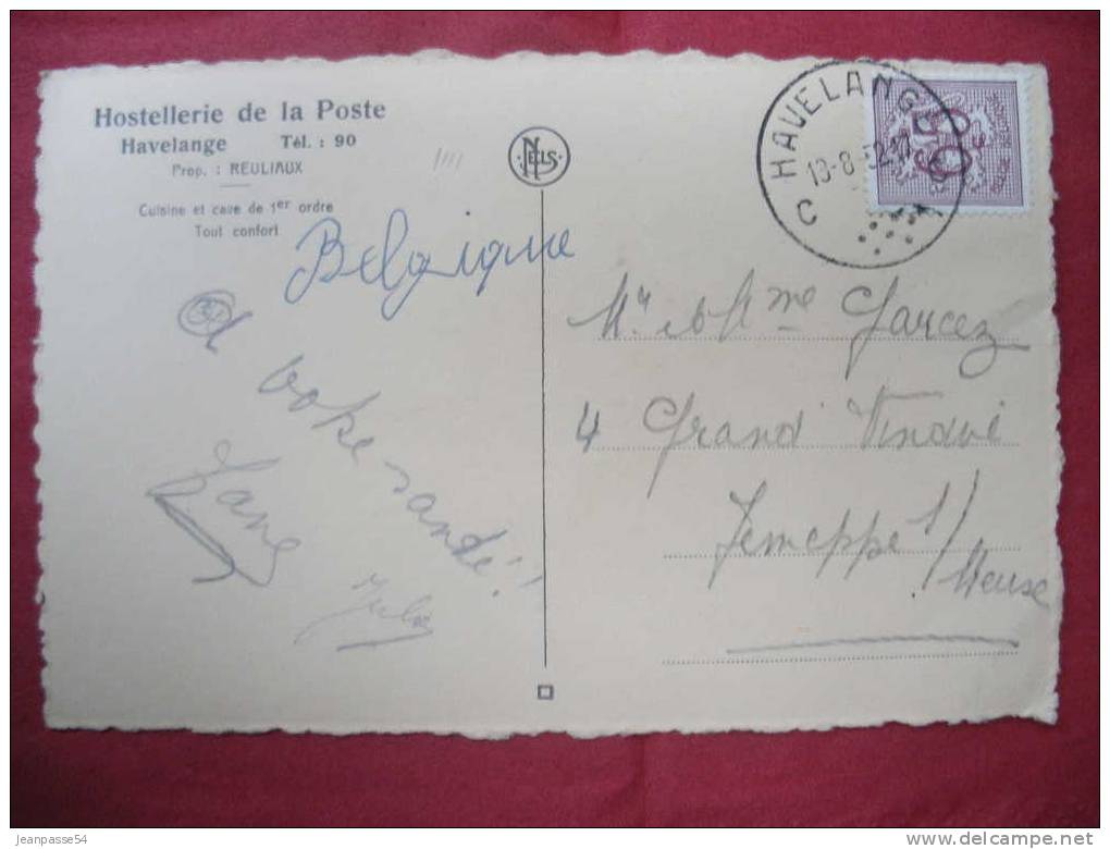 Havelange - Hostellerie De La Poste. 1952 - Havelange
