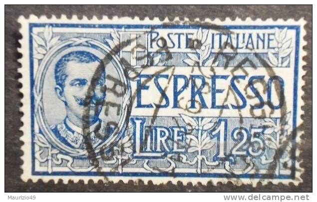 1925-26 Nr 12 Espressi REGNO D'ITALIA 1.25 LIRE - Eilsendung (Eilpost)