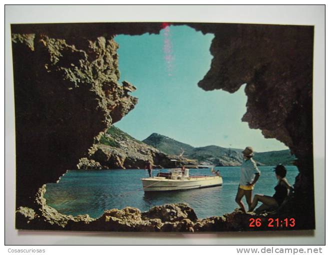 2820 CABRERA CUEVA CALA SANTA MARIA  MALLORCA BALEARES ISLANDS POSTAL AÑOS 1960  MIRA MAS EN MI TIENDA - Cabrera