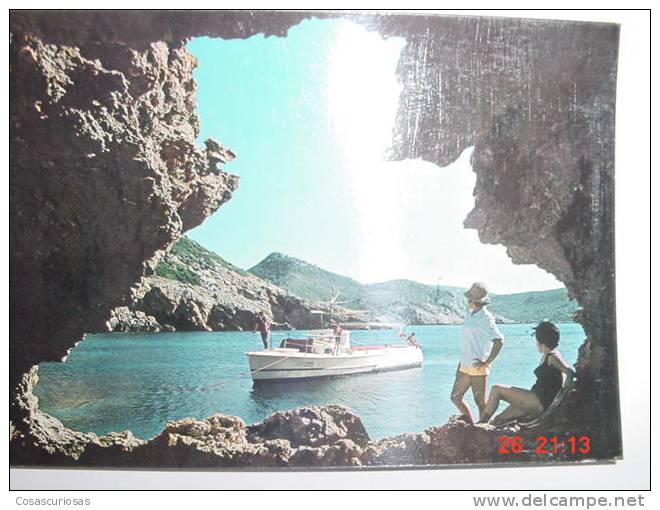 2821 CABRERA CUEVA CALA SANTA MARIA  MALLORCA BALEARES ISLANDS POSTAL AÑOS 1960  MIRA MAS EN MI TIENDA - Cabrera