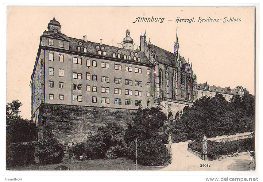 RAR Altenburg - Residenz-Schloss 1908 - Altenburg