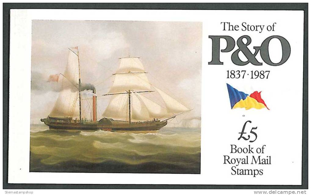 GREAT BRITAIN - 1987 PRESTIGE BOOKLET STORY OF THE P & O - V2100 - Booklets